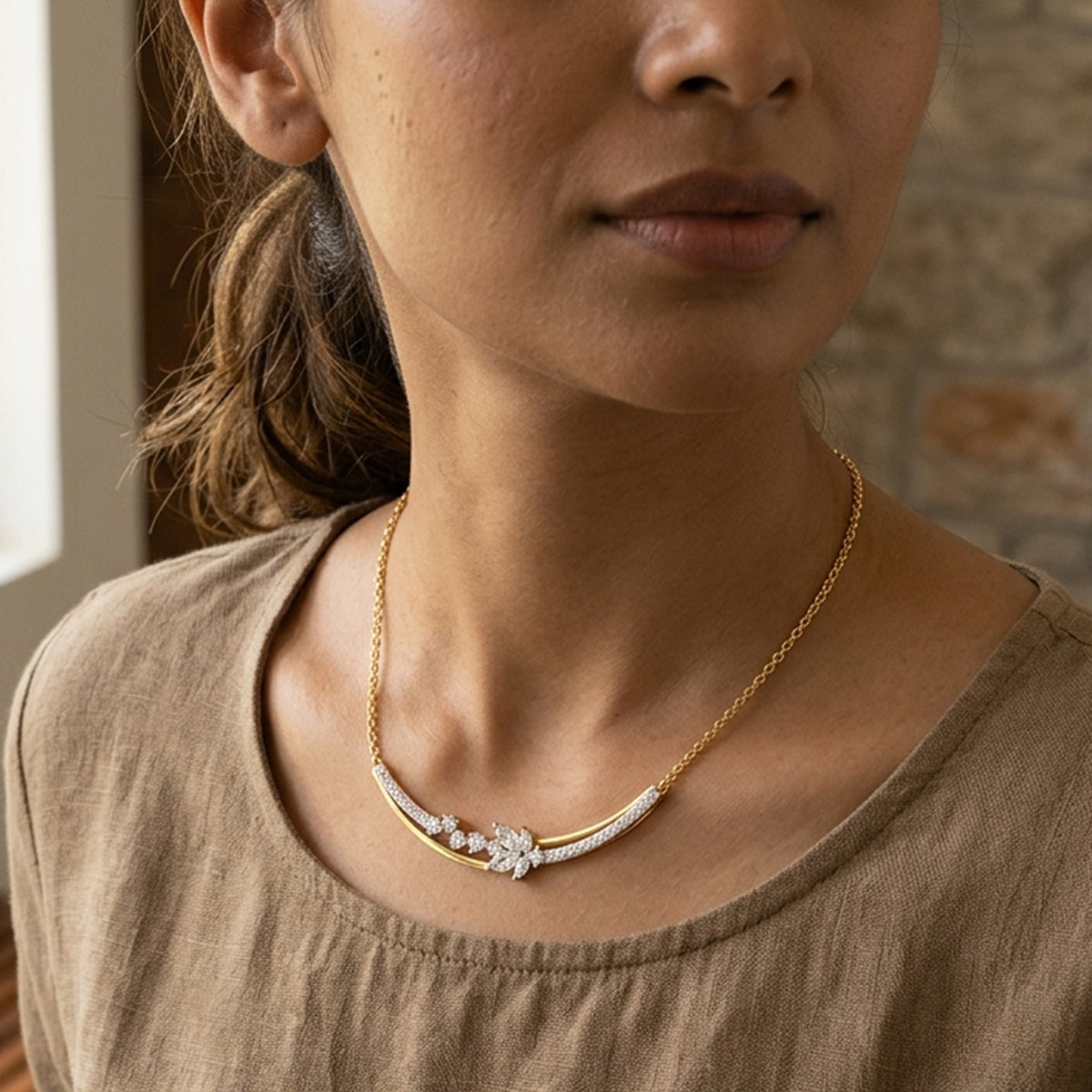 Majestic Marquise Diamond Necklace