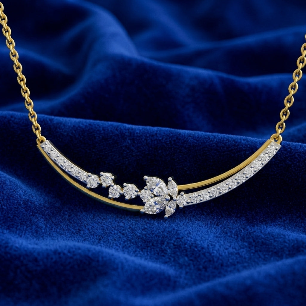 Majestic Marquise Diamond Necklace
