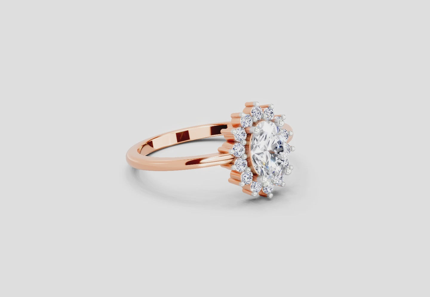 Stunning Oval Diamond Ring