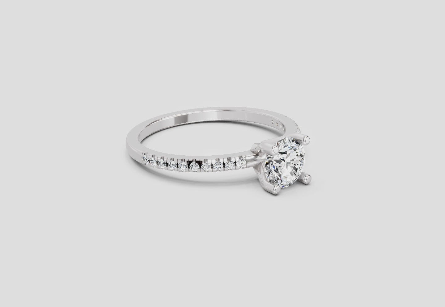 Captivating Round Solitaire Diamond Ring