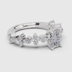 Elegant Emerald-Cut Solitaire Diamond Ring