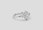 Elegant Cluster Diamond Ring