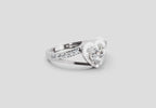 Ethereal Heart Solitaire Diamond Ring