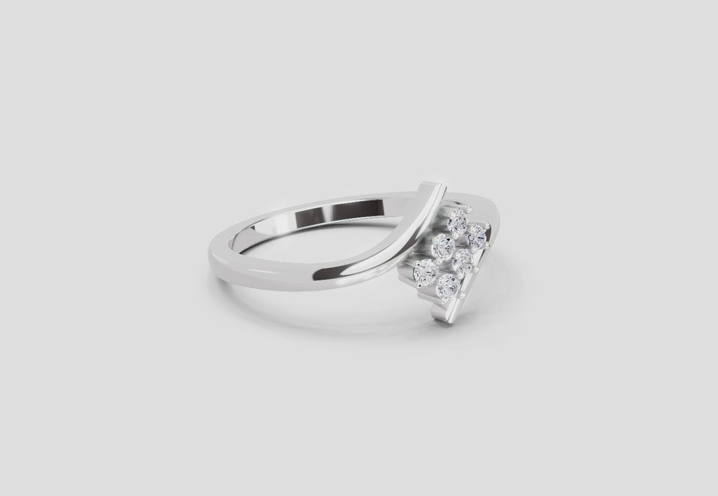 Graceful Promise Diamond Engagement Ring