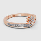 Captivating Floral Diamond Engagement Ring