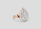 Resplendent Round Cluster Diamond Ring
