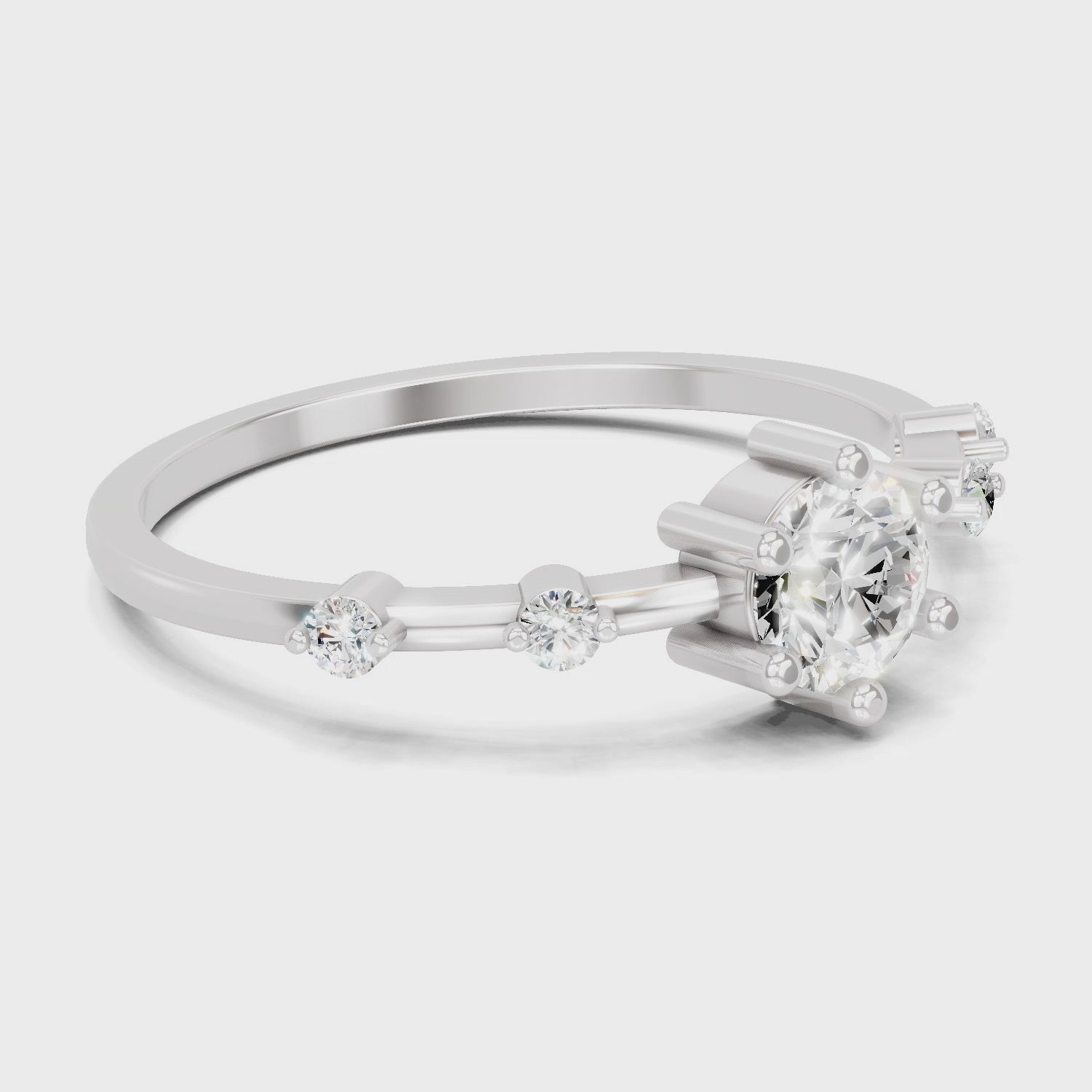 Luminous Solitaire Diamond Ring