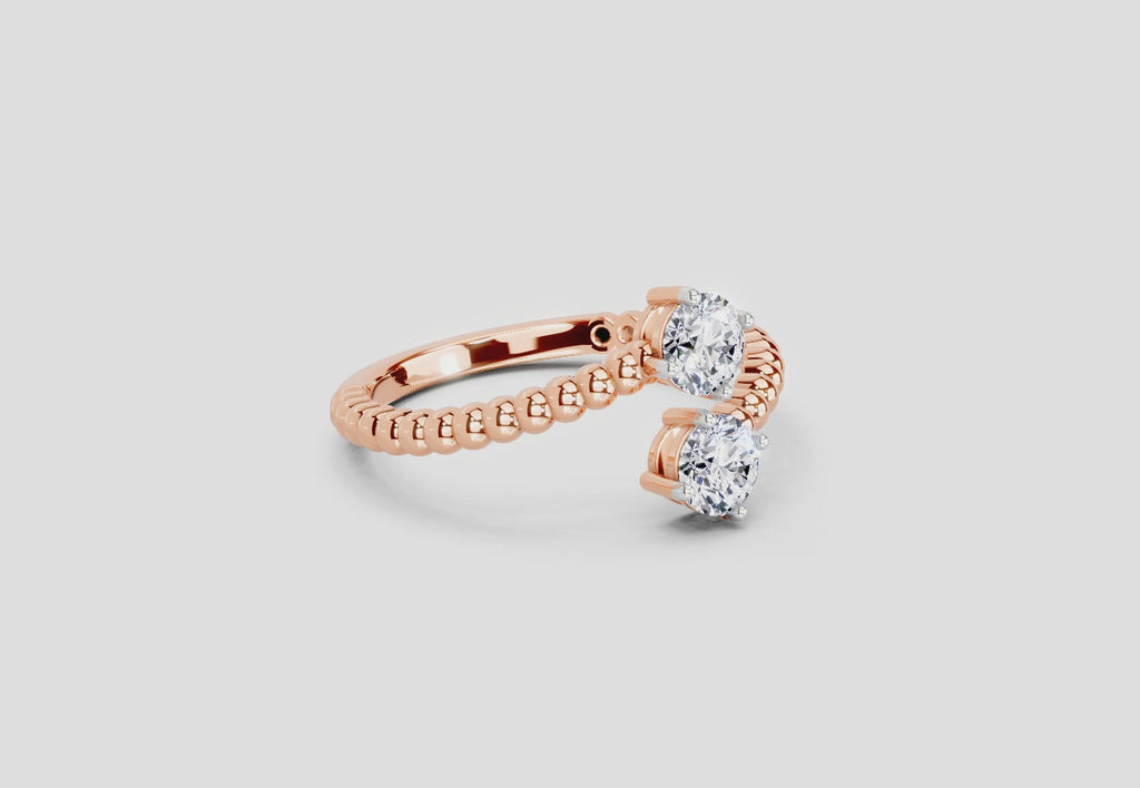 Captivating Bypass Diamond Ring