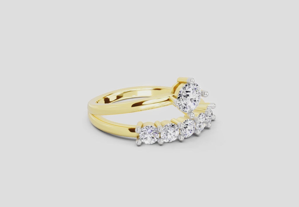 Refined Diamond Engagement Ring