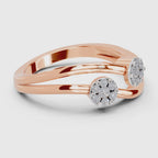 Regal Floral Diamond Ring