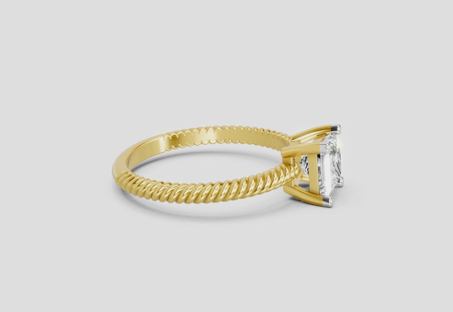 Majestic Square Diamond Ring