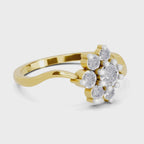 Delicate Flora Diamond Ring