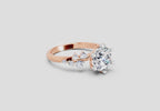 Regal Bloom Diamond Engagement Ring