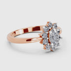 Classic Oval Diamond Engagement Ring