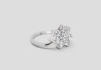Refined Flora Diamond Engagement Ring