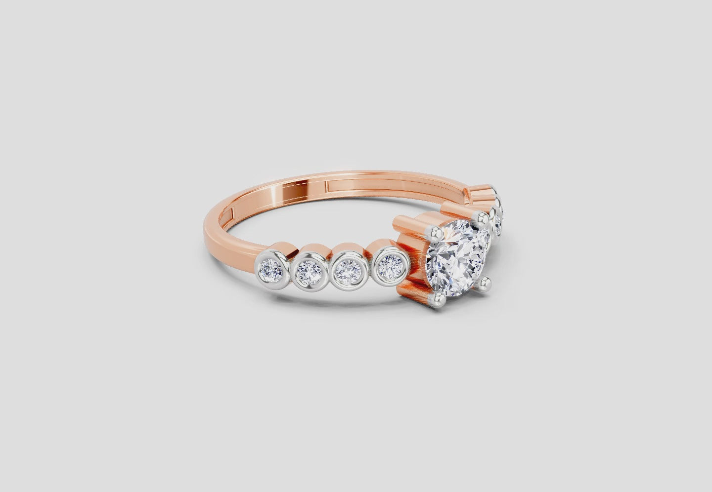 Celestial Diamond Engagement Ring