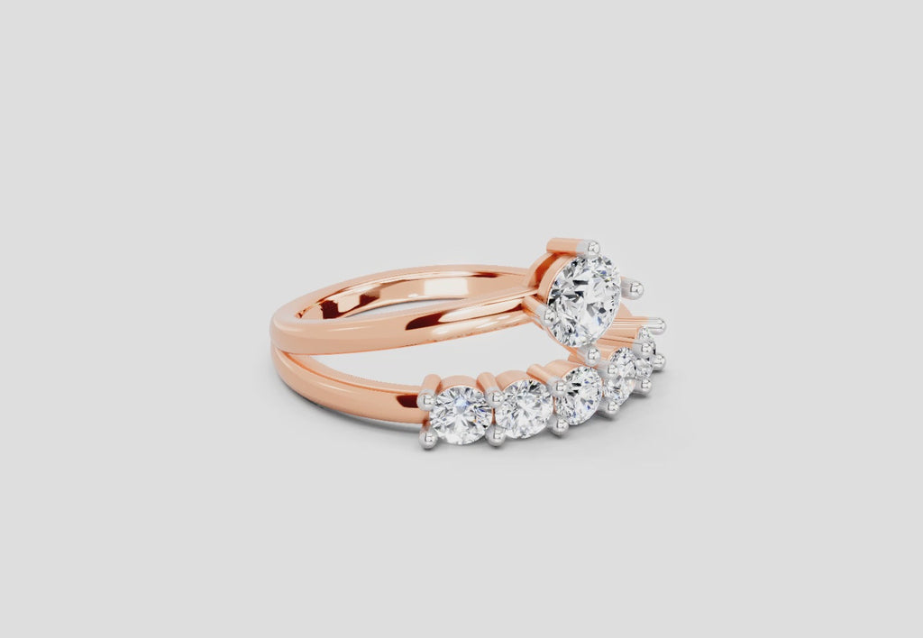 Refined Diamond Engagement Ring