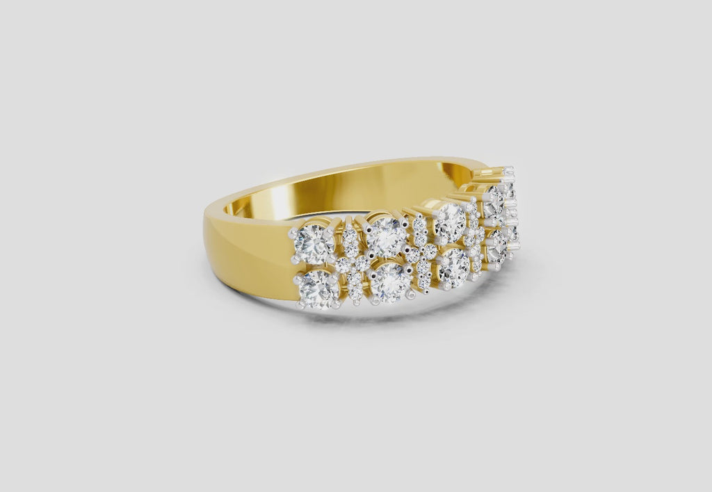 Captivating Cluster Diamond Ring