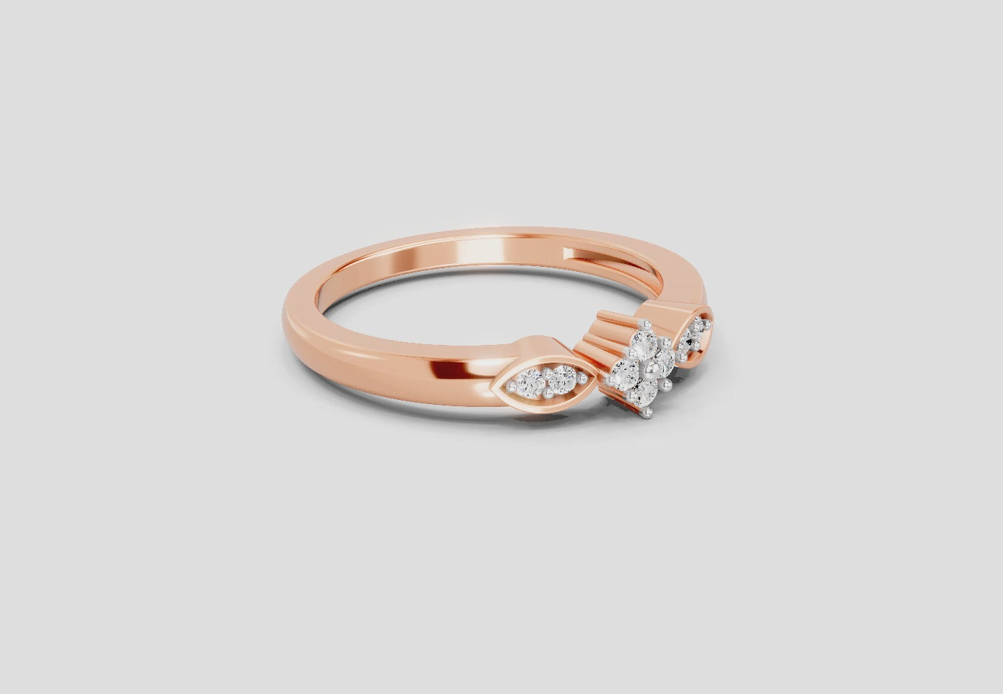 Captivating Round Cluster Diamond Ring