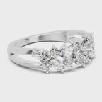Exquisite Round Cluster Diamond Ring