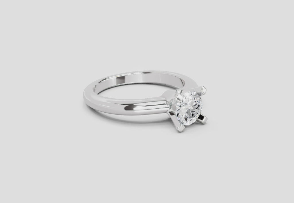 Timeless Round Solitaire Diamond Ring