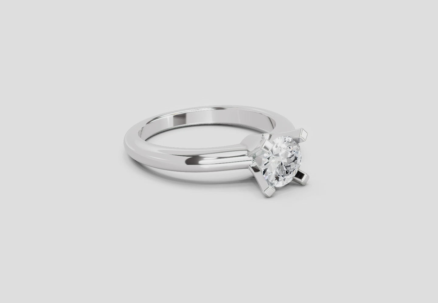 Timeless Round Solitaire Diamond Ring