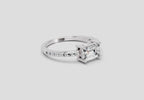 Regal Emerald-Cut Diamond Ring