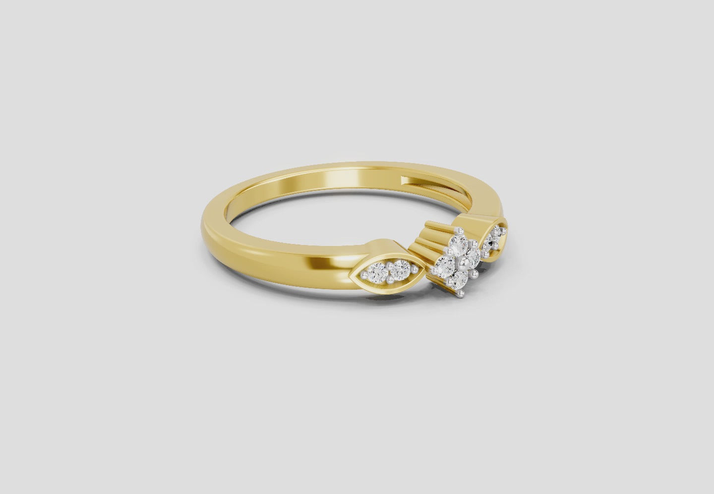 Captivating Round Cluster Diamond Ring