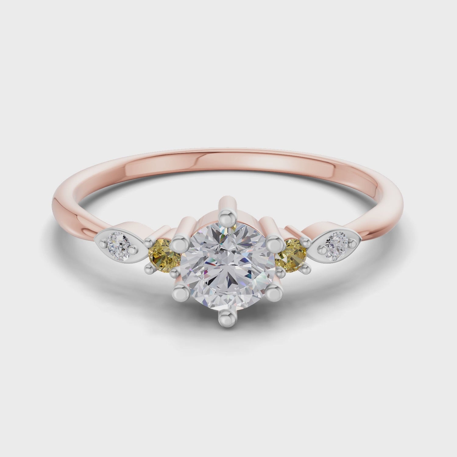Classic Solitaire Diamond Engagement Ring