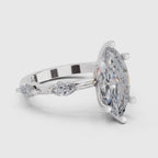 Majestic Marquise Solitaire Diamond Ring