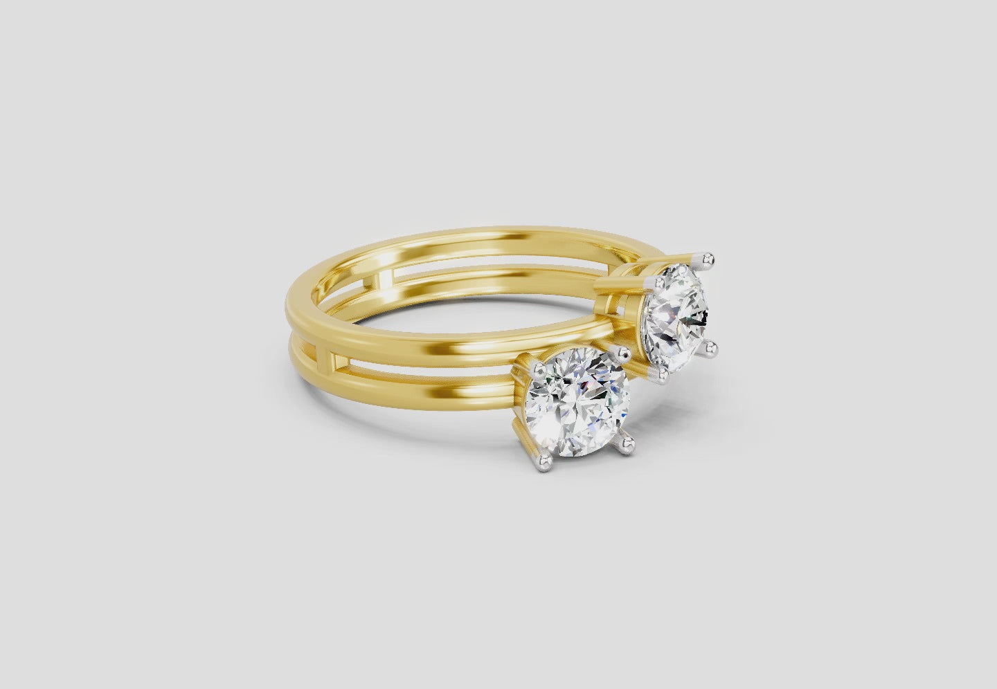 Brilliant Bypass Diamond Ring