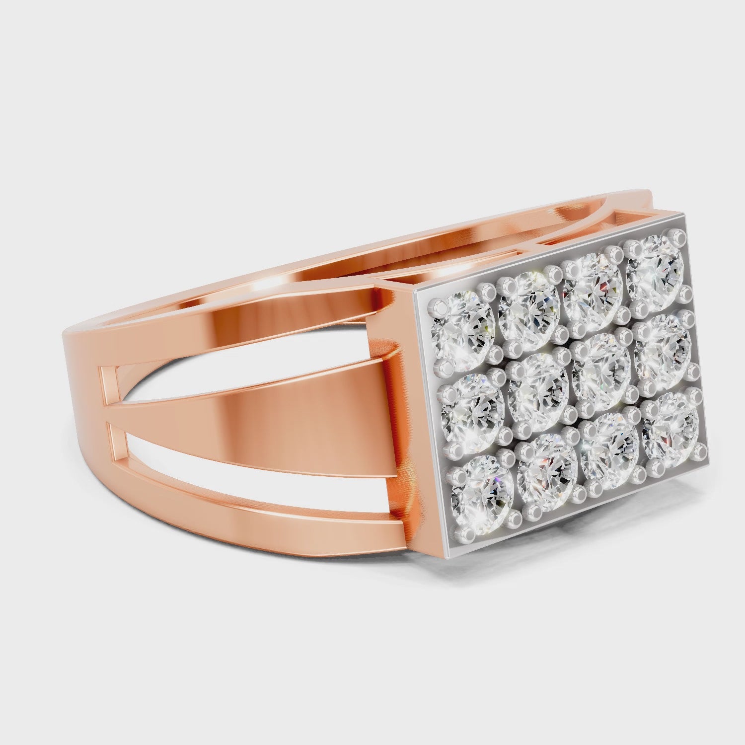 Sparkling Pave Diamond Ring