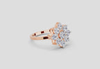 Resplendent Blossom Diamond Engagement Ring