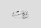 Exquisite Heart Diamond Ring