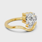 Sparkling Trio Diamond Ring