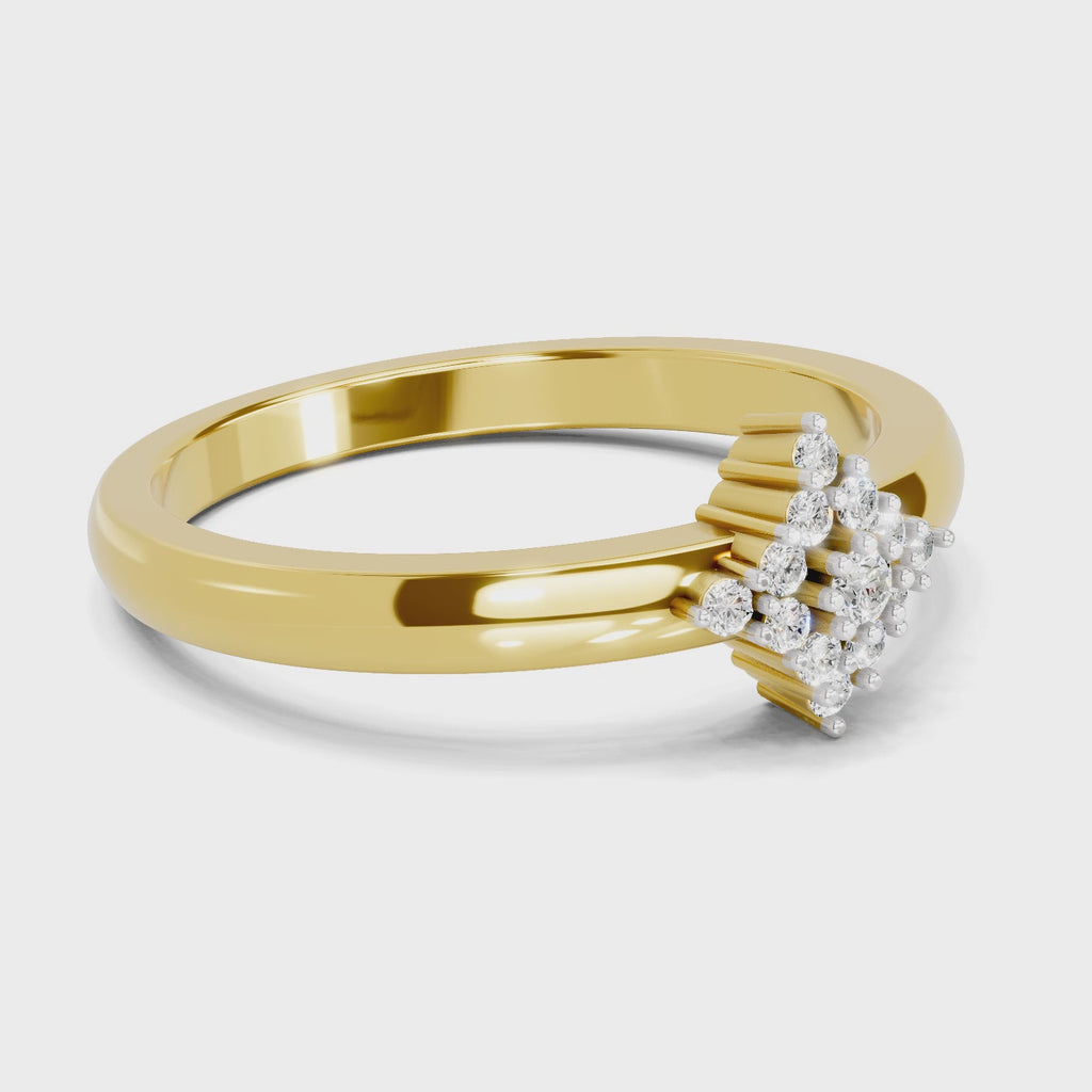 Dazzling Kite Promise Diamond Engagement Ring