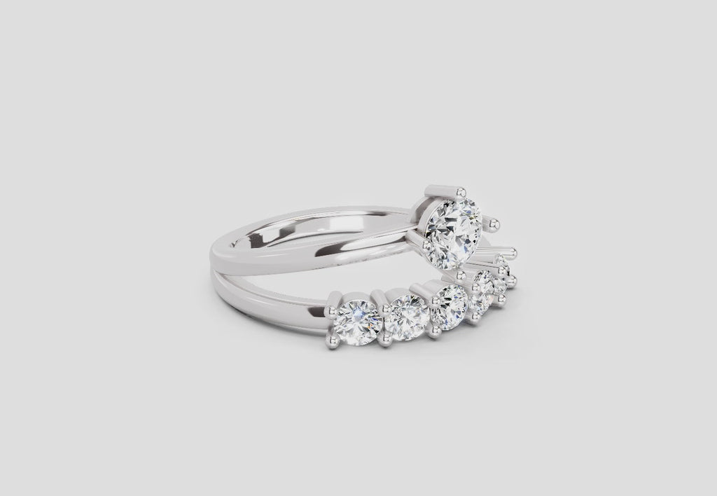Refined Diamond Engagement Ring