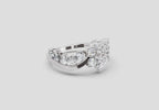 Resplendent Cluster Diamond Ring