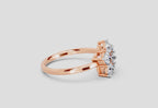 Exquisite Floral Diamond Ring