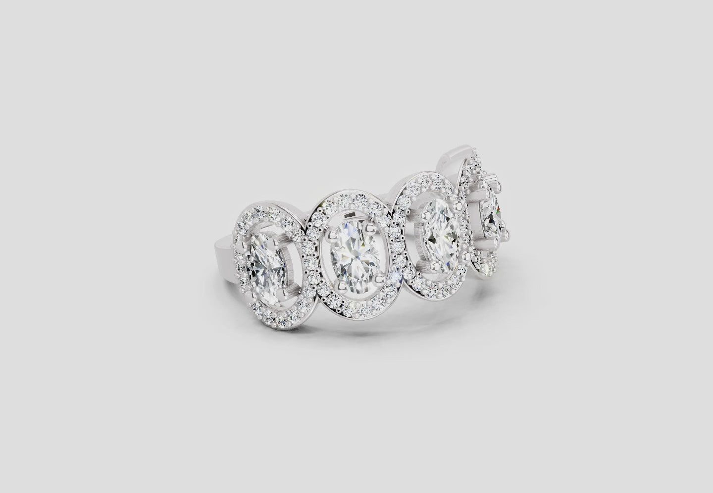Enchanting Eternal Diamond Engagement Ring