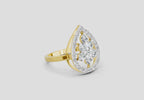 Resplendent Round Cluster Diamond Ring