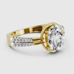 Dreamy Oval Celeste Diamond Engagement Ring
