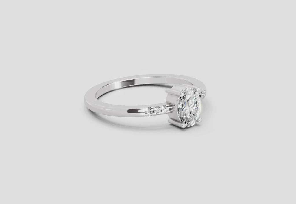 Glistening Promise Diamond Engagement Ring