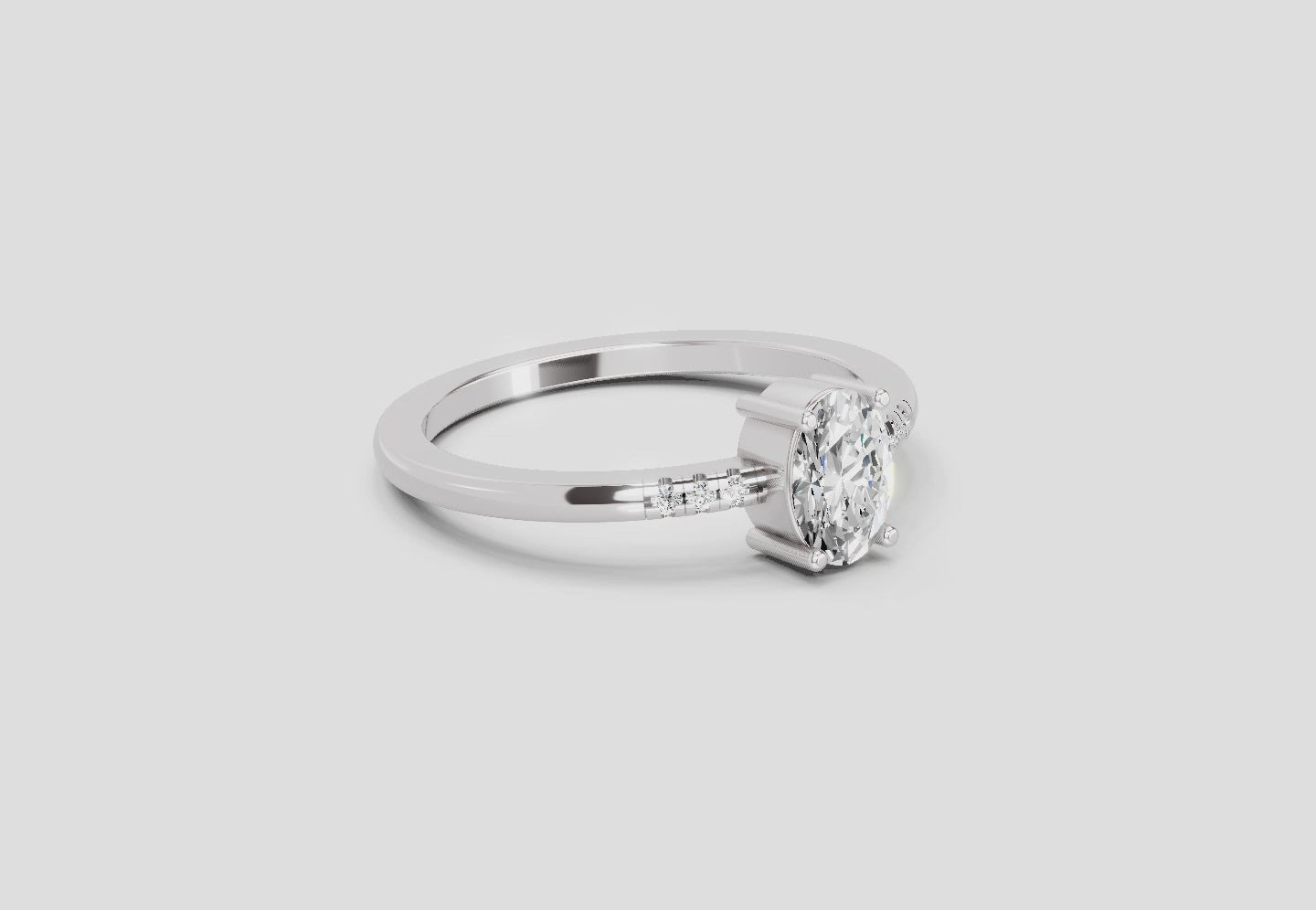 Glistening Promise Diamond Engagement Ring
