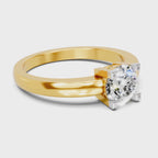 Ethereal Solitaire Diamond Engagement Ring
