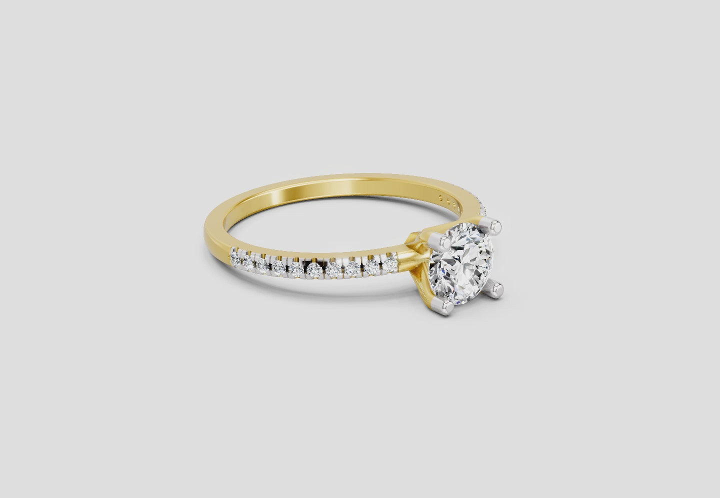 Captivating Round Solitaire Diamond Ring