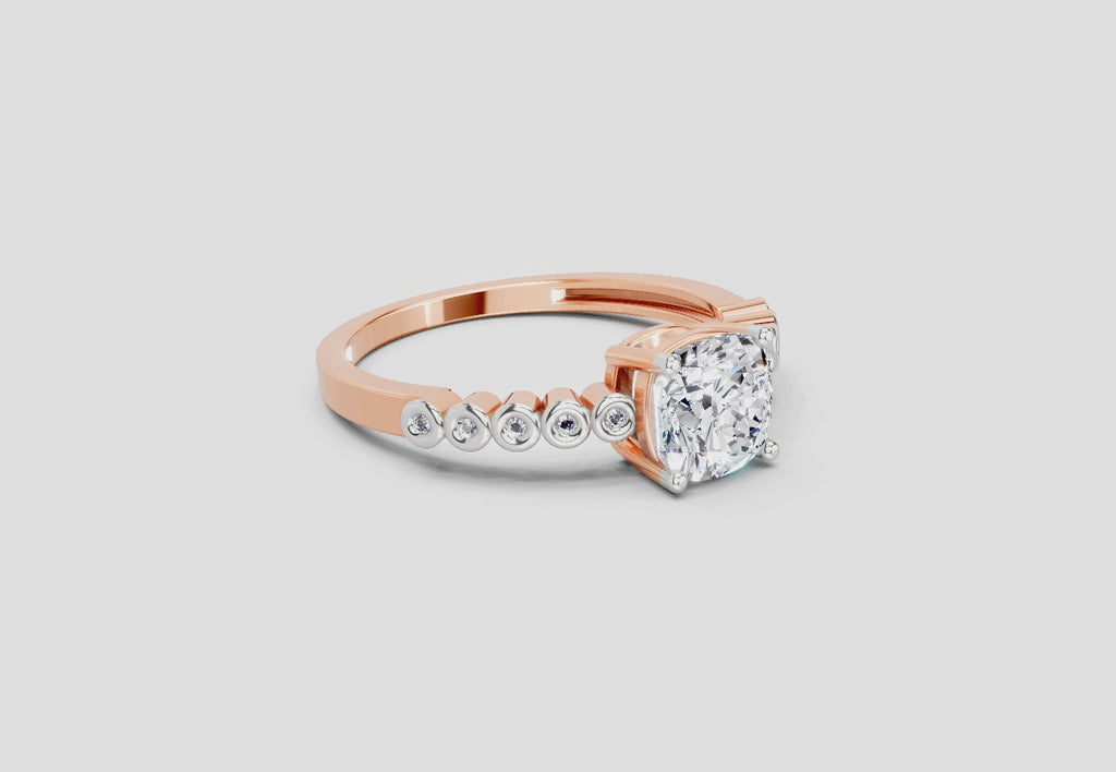 Captivating Cushion Diamond Engagement Ring