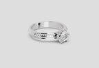 Sparkling Round Solitaire Diamond Ring