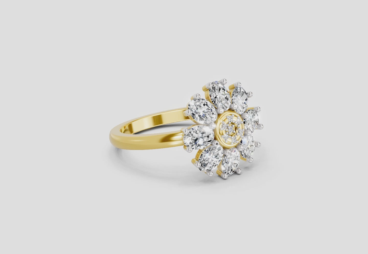 Refined Promise Diamond Engagement Ring