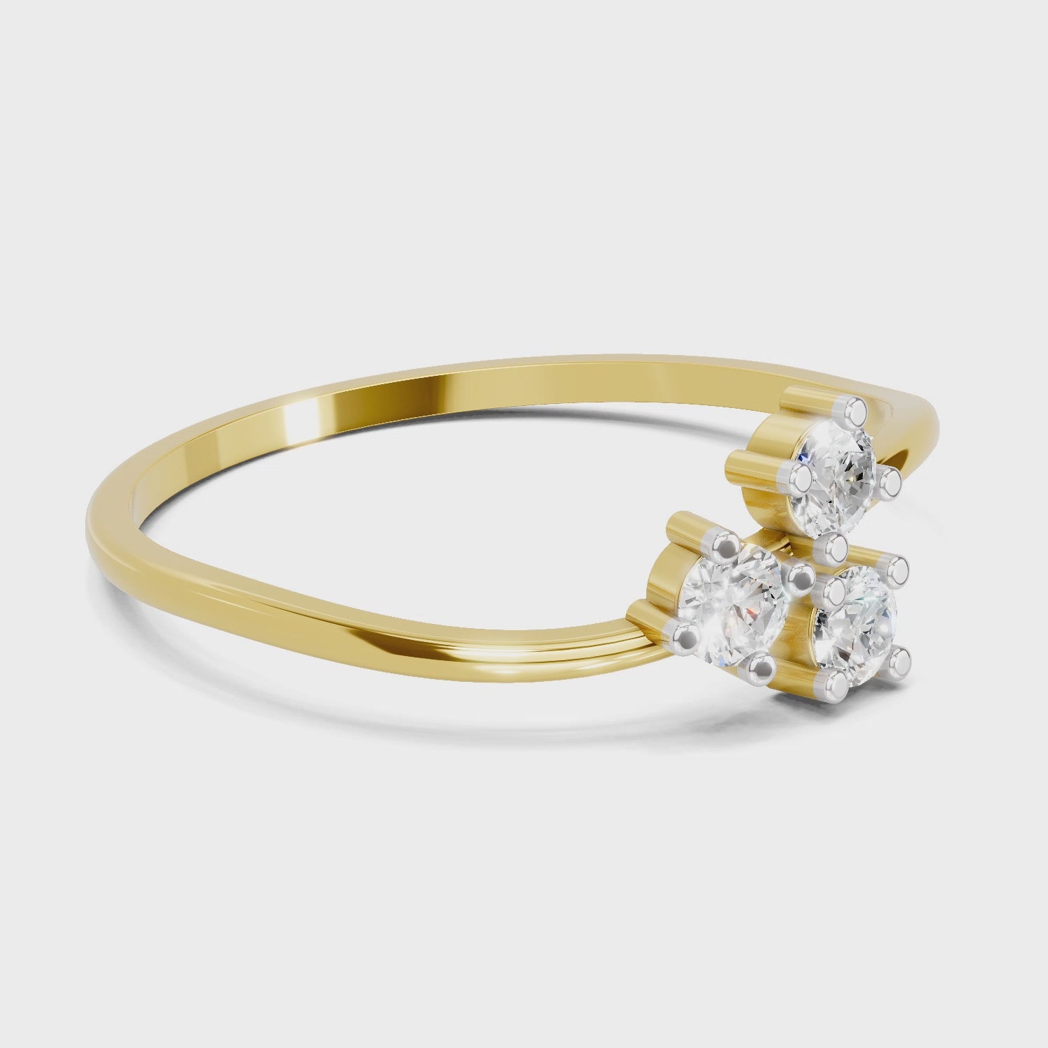 Opulent Diamond Engagement Ring